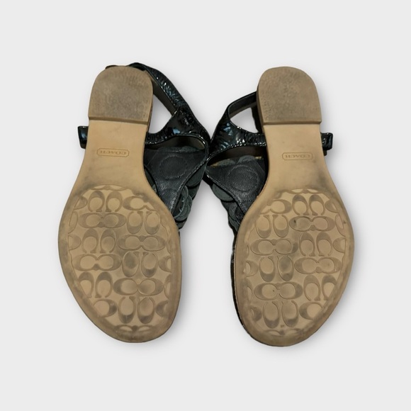 Coach Sandals.  Worn a handful of times.  Size 6.5 - Picture 3 of 3